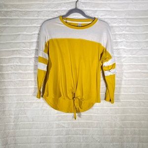 Yellow Mid Sleeve Tee